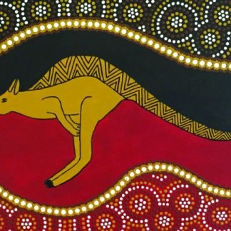 Kangaroo painting