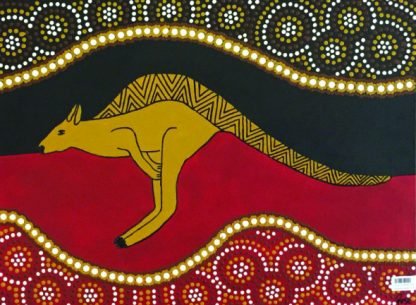 Kangaroo painting