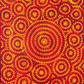 Red dot painting