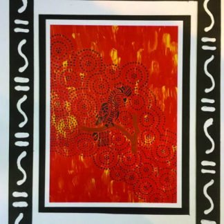 Red Cockatoo print